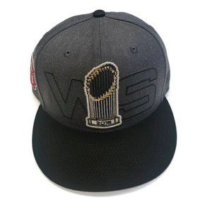 Boston Red Sox 2018 World Series Trophy Gray 9FIFTY New Era Snapback Hat Cap